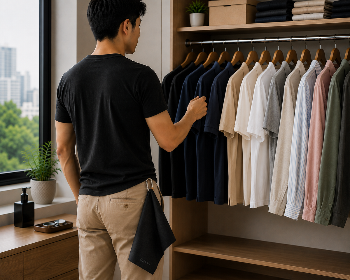 A Guide to the Best Clothes and Fabrics for Minimizing Sweat Embarrassment